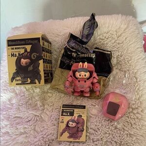 Popmart labubu Maschinen Krieger Pink Figure Set confirmed new